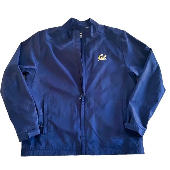 Men's Cutter & Buck Navy Cal Bears CB WeatherTec Full-Zip Jacket Size XL - Picture 2 of 4